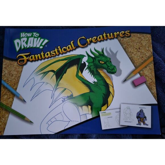 How to Draw Horses & How to Draw Fantastical Creatures by Kid Books Learn Art - Picture 1 of 4